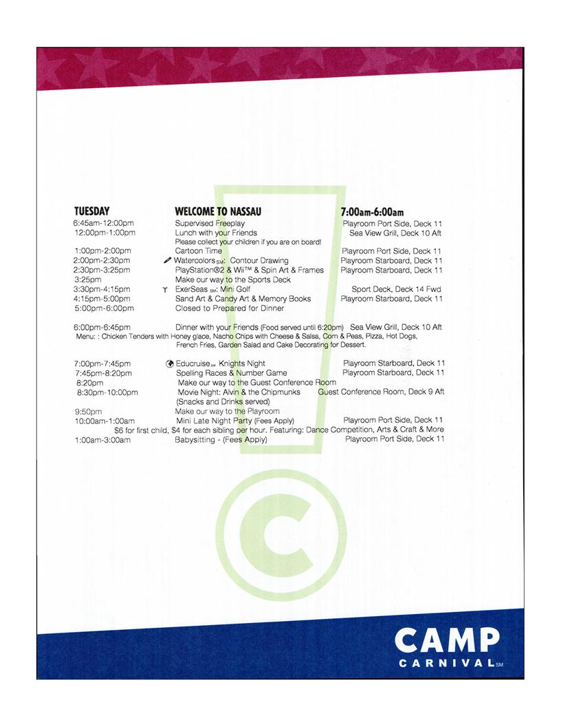 888: Carnival Sensation - Camp Carnival Capers - Age 6-8 - Page 3