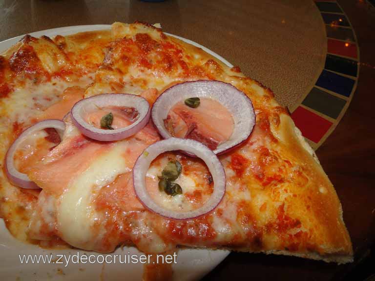 086: Carnival Spirit, Inside Passage, Salmon Pizza, Yum!