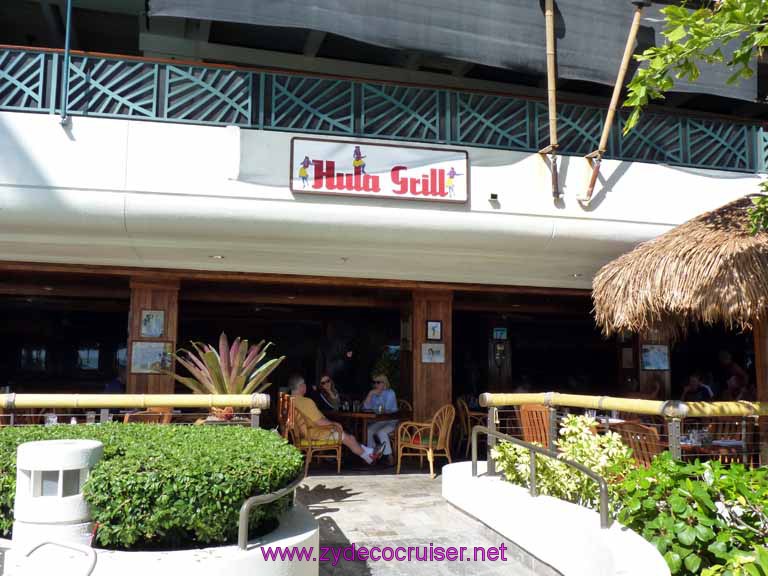 157: Carnival Spirit, Honolulu, Hawaii, Outrigger Waikiki on the Beach, Hula Grill