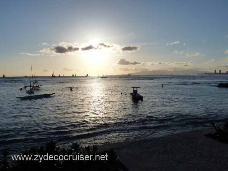 187: Outrigger Canoe Club, Honolulu, Hawaii, Sunset