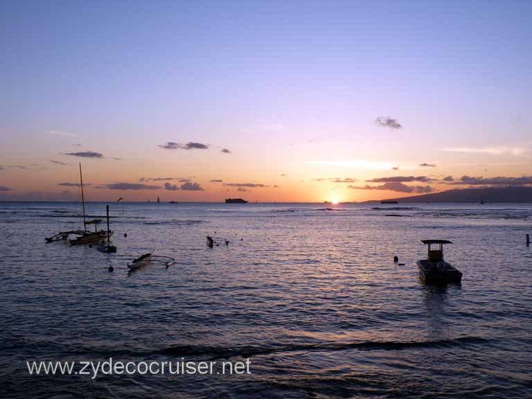 206: Outrigger Canoe Club, Honolulu, Hawaii, Sunset