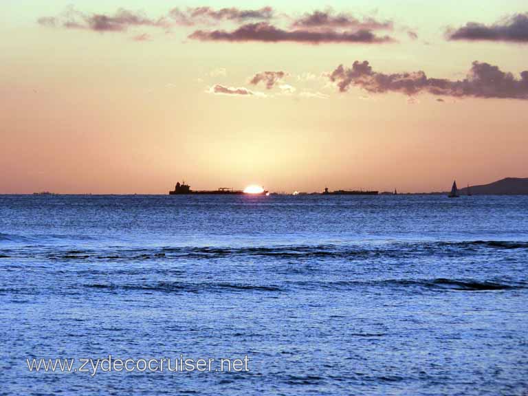 208: Outrigger Canoe Club, Honolulu, Hawaii, Sunset