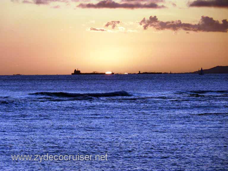 210: Outrigger Canoe Club, Honolulu, Hawaii, Sunset