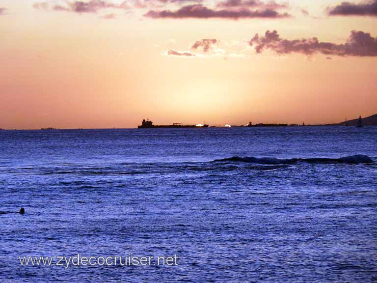 213: Outrigger Canoe Club, Honolulu, Hawaii, Sunset