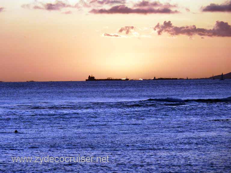 214: Outrigger Canoe Club, Honolulu, Hawaii, Sunset