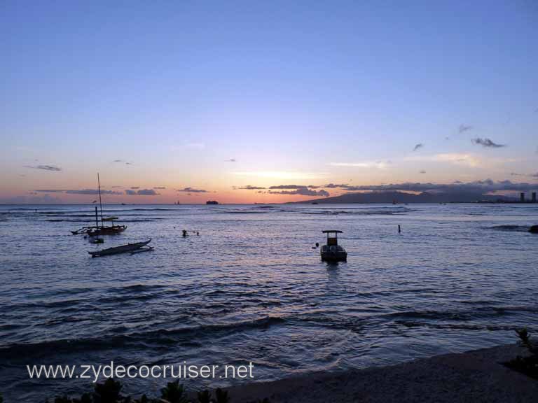 217: Outrigger Canoe Club, Honolulu, Hawaii, Sunset