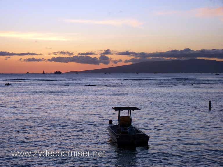 219: Outrigger Canoe Club, Honolulu, Hawaii, Sunset