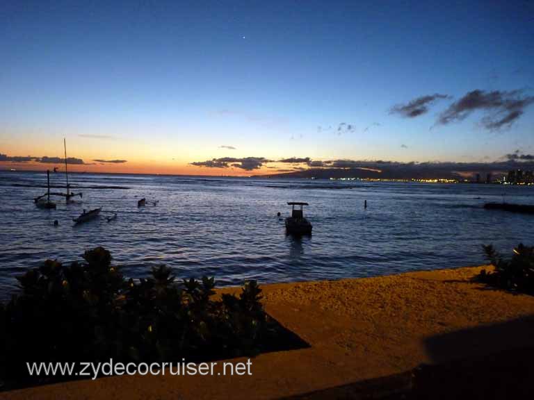 222: Outrigger Canoe Club, Honolulu, Hawaii, Sunset