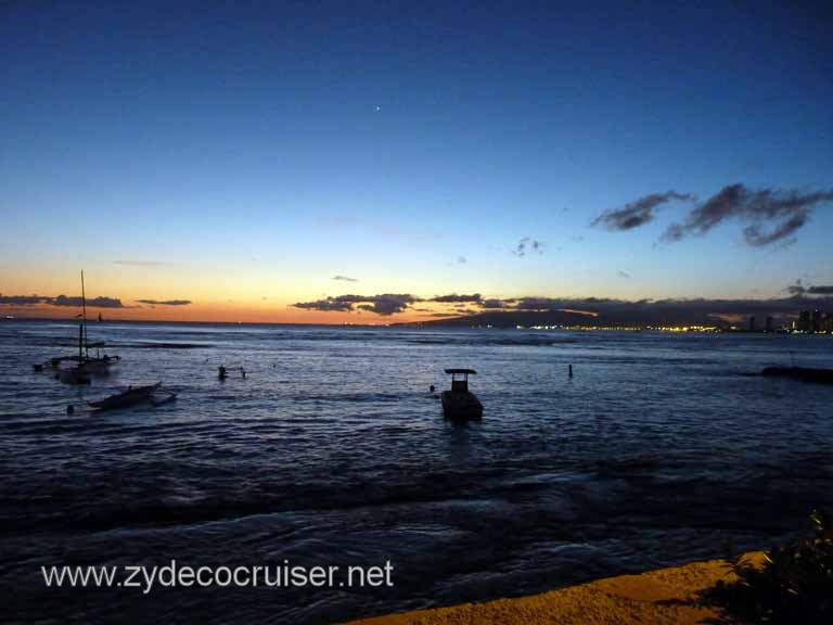 223: Outrigger Canoe Club, Honolulu, Hawaii, Sunset