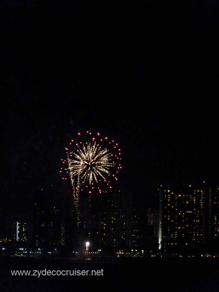 228: Outrigger Canoe Club, Honolulu, Hawaii, Friday Night Waikiki Fireworks