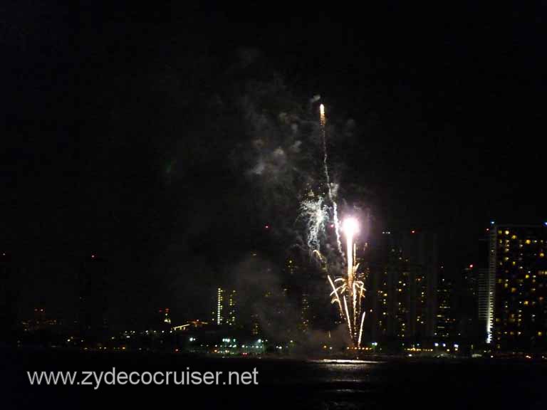 234: Outrigger Canoe Club, Honolulu, Hawaii, Friday Night Waikiki Fireworks