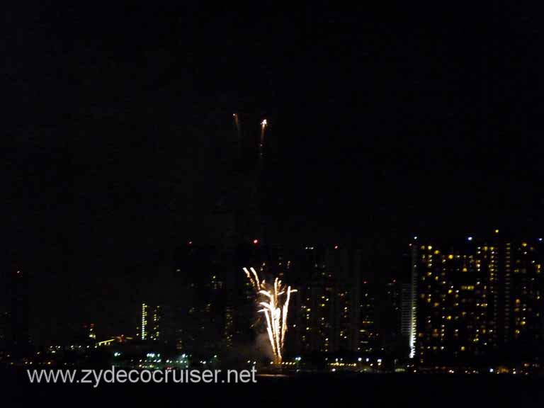 235: Outrigger Canoe Club, Honolulu, Hawaii, Friday Night Waikiki Fireworks