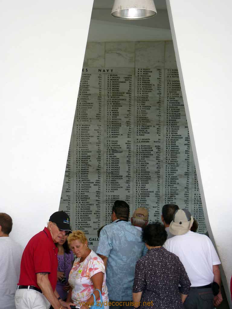 249: Carnival Spirit, Honolulu, Hawaii, Pearl Harbor VIP and Military Bases Tour, Pearl Harbor, Arizona Memorial, 