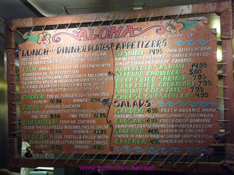 451: Carnival Spirit, Kahului, Maui, Paia Fish Market