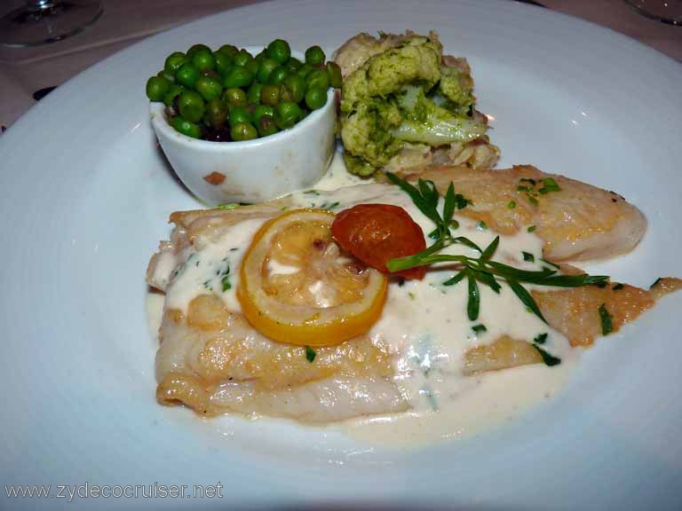 364: Carnival Spirit, Nawiliwili, Kauai, Hawaii, Lemon Confit Topped Grouper Fillet