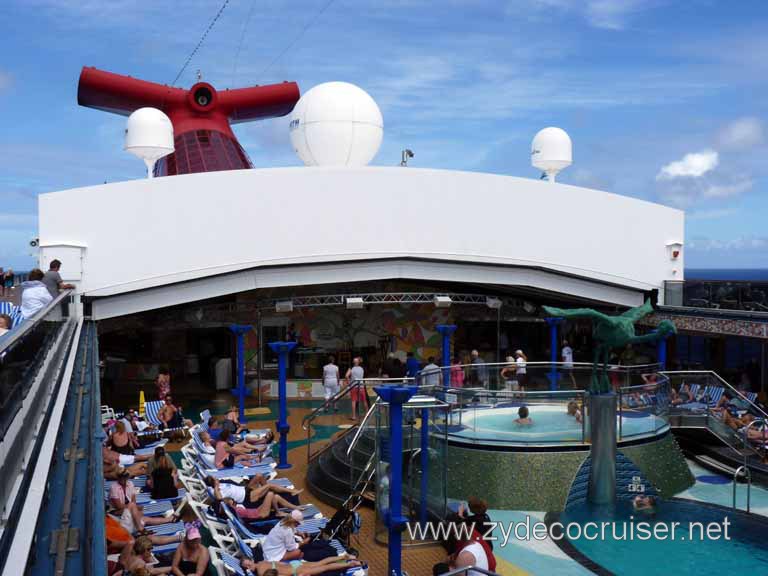 112: Carnival Spirit, Sea Day 3 - Dome Pool Area