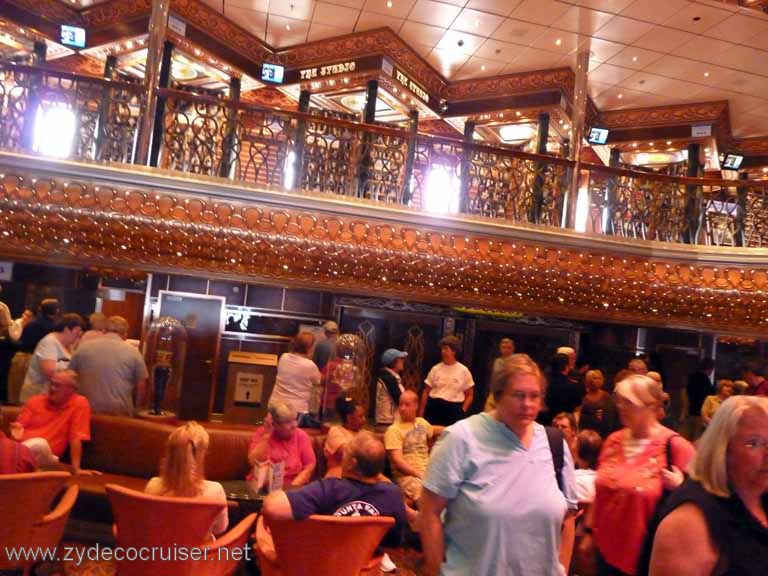 012: Carnival Spirit, Sea Day 4 - Waiting for Galley Tour