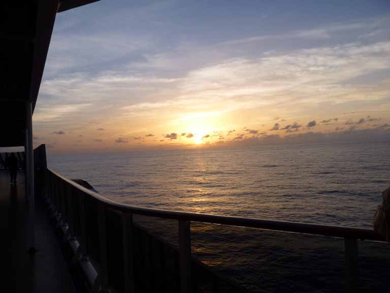 068: Carnival Spirit, Sea Day 4 - Sunset