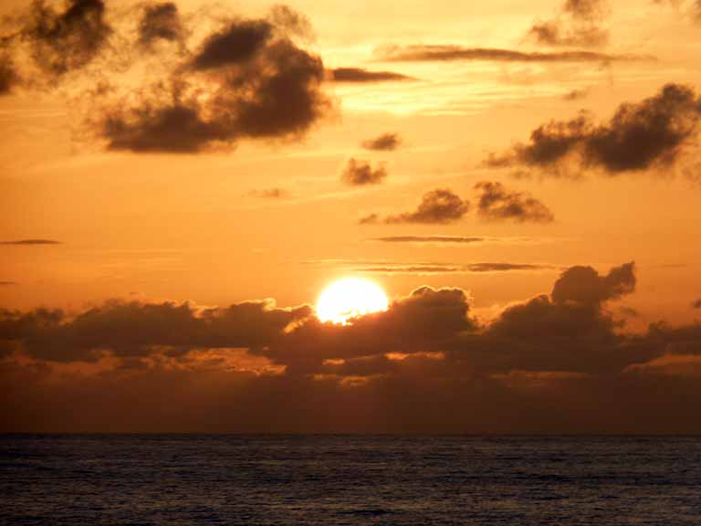 070: Carnival Spirit, Sea Day 4 - Sunset