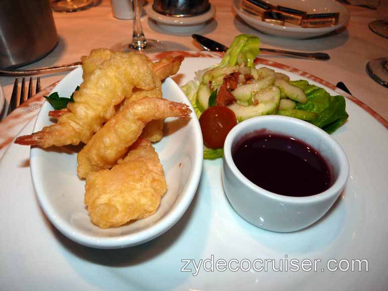 076: Carnival Spirit, Sea Day 4 - Fried Shrimps