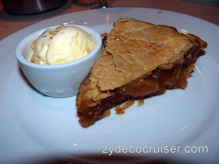 080: Carnival Spirit, Sea Day 4 - Old Fashioned Apple Pie (warm) with Vanilla Ice Cream