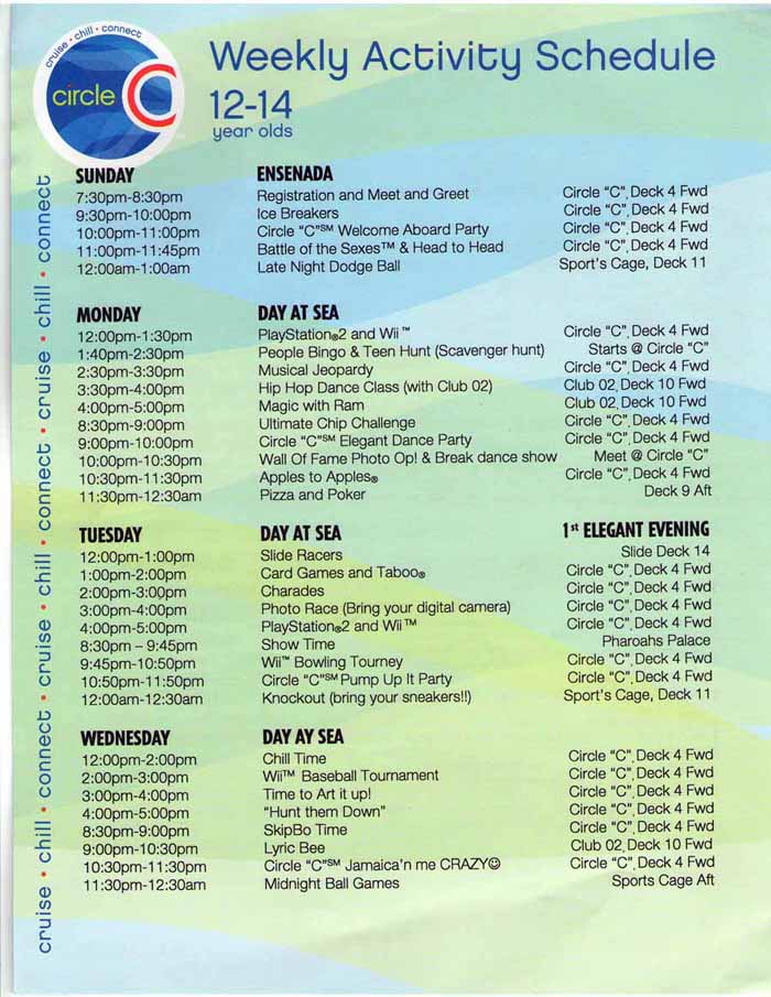 Carnival Spirit, Circle C Caper, 12-14 years, page 2