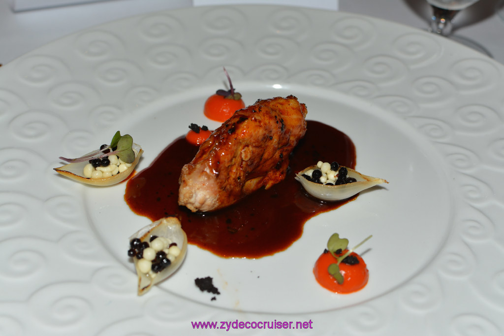 059: Carnival Sunshine, John Heald's Bloggers Cruise, BC7, Chef's Table, Cornish Hen, 