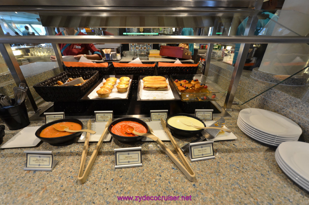 212: Carnival Sunshine Cruise, Barcelona, Embarkation, Havana Bar, Lunch Snacks