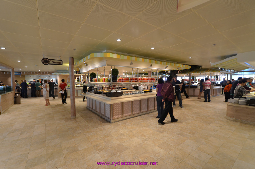 245: Carnival Sunshine Cruise, Barcelona, Embarkation, Lido Marketplace, 