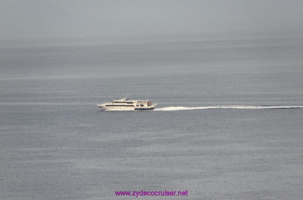 049: Carnival Sunshine Cruise, Naples, Leisurely Sorrento Tour, I wonder if we'll beat the ferry?