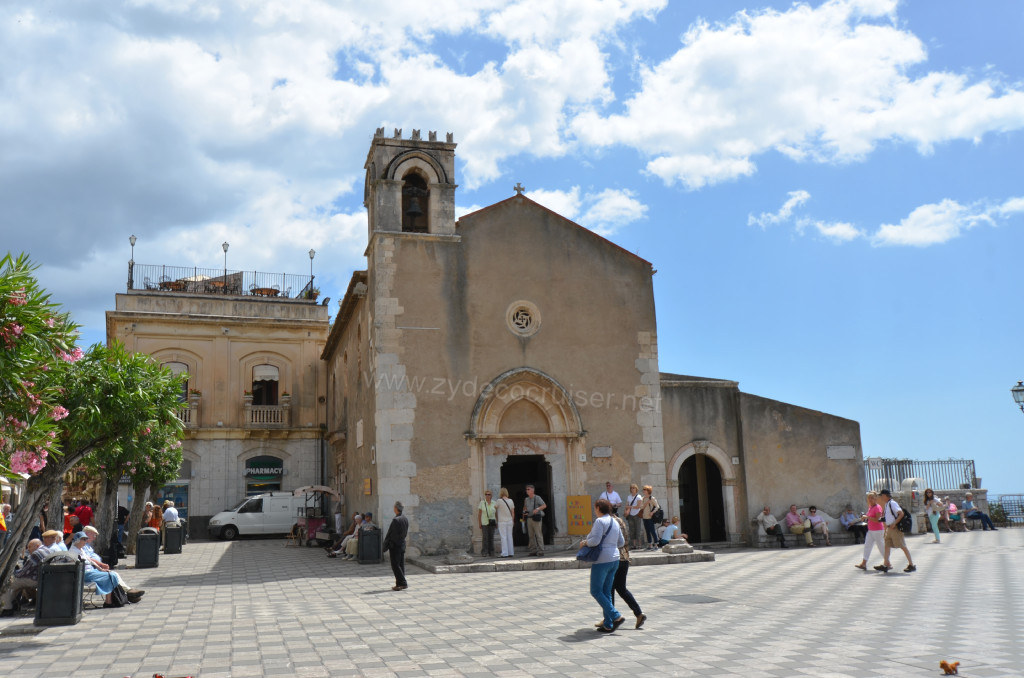 051: Carnival Sunshine Cruise, Messina, Taormina on Your Own tour, Chiesa Di Sant'Agostino