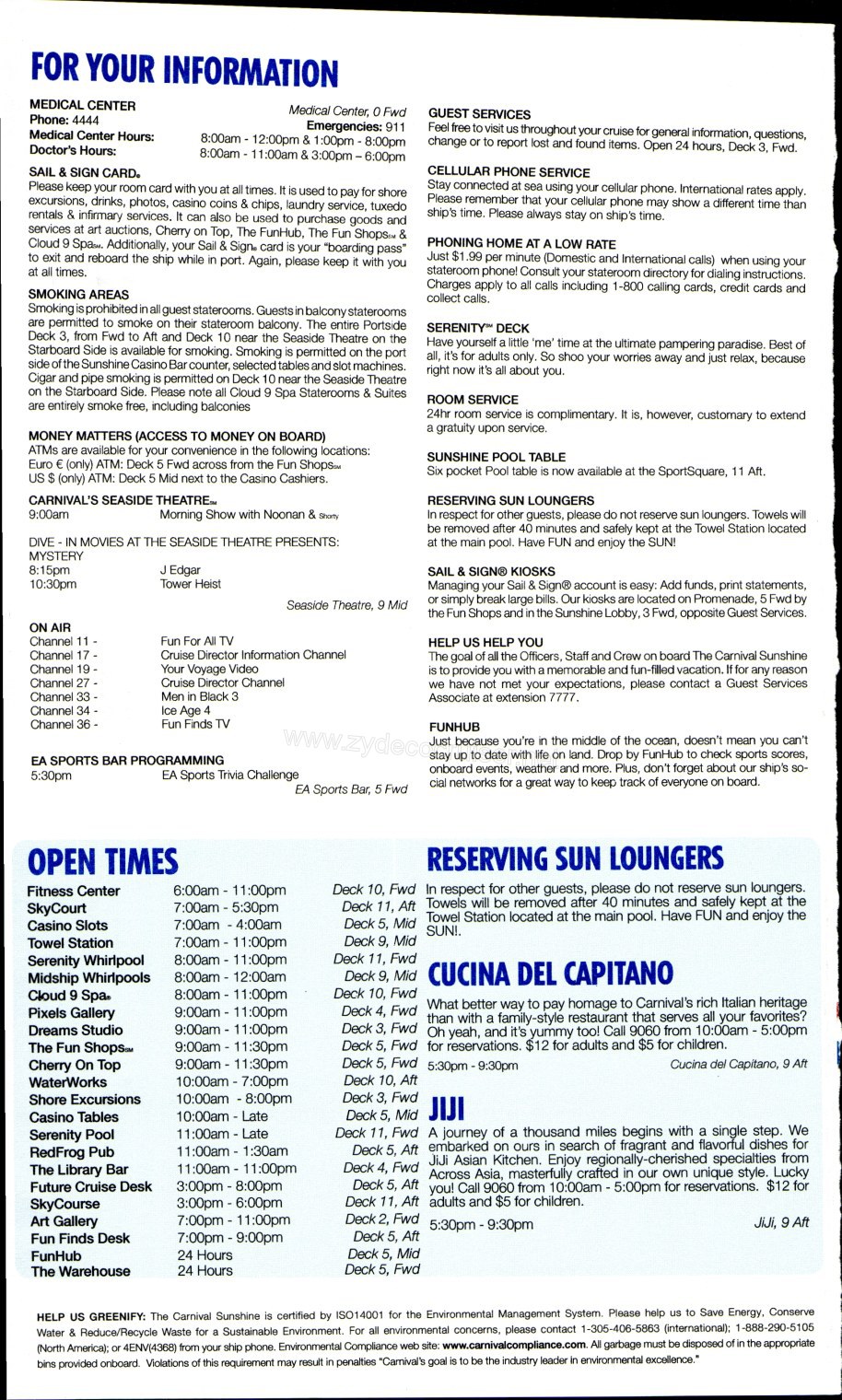 Carnival Sunshine Fun Times - Day 8 - Page 4