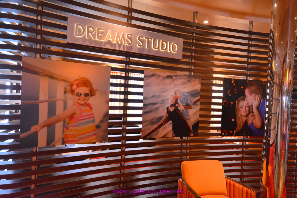 032: Carnival Sunshine Cruise, Sea Day 3, Dreams Studio