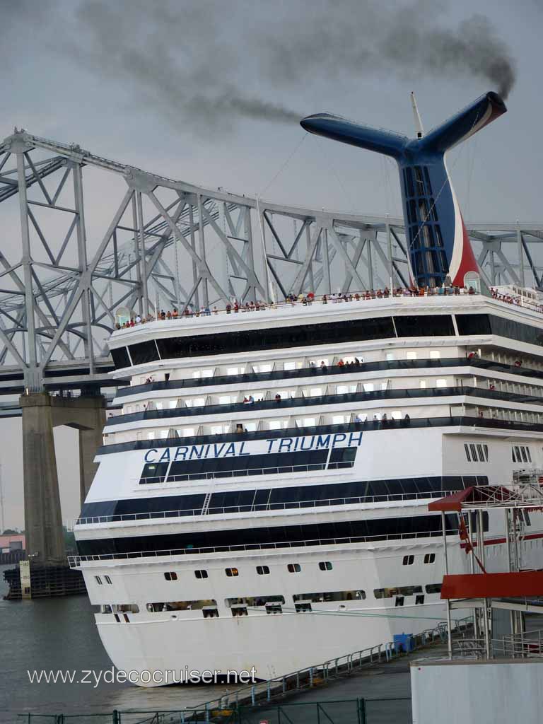 002: Carnival Triumph, New Orleans Sail Away, September 11, 2010