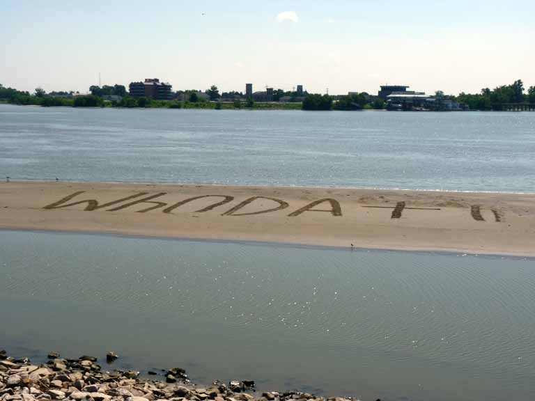 025: Carnival Triumph, New Orleans, Post-Cruise, WhO DAT! in the sandbar