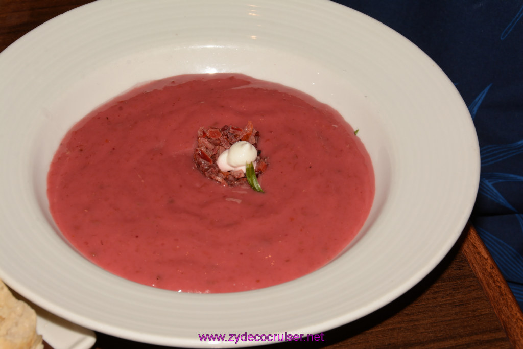 282: Carnival Triumph Oct 24th Journeys Cruise, Bonaire, MDR Dinner, Borscht, 