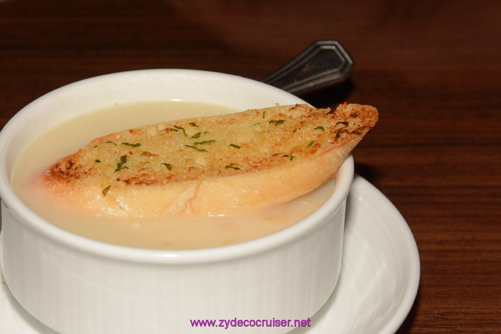 284: Carnival Triumph Oct 24th Journeys Cruise, Bonaire, MDR Dinner, Seafood Chowder, 