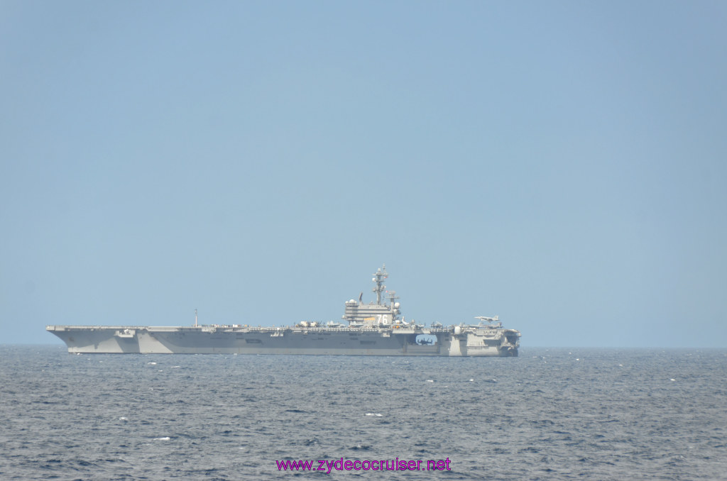 046: Golden Princess Coastal Cruise, Sea Day, USS Ronald Reagan, 