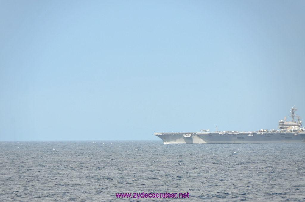 046: Golden Princess Coastal Cruise, Sea Day, USS Ronald Reagan, 