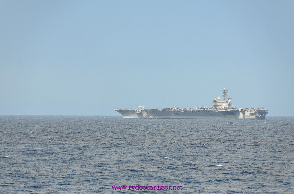 046: Golden Princess Coastal Cruise, Sea Day, USS Ronald Reagan, 