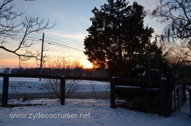 417: New Year's Eve, Paris, KY, Sunset