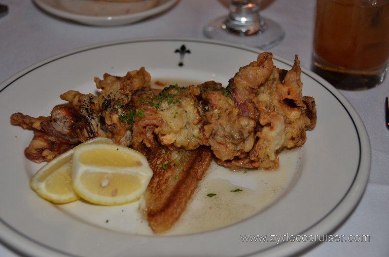 017: Baton Rouge Trip, March, 2011, Galatoire's Bistro, Oysters en Brochette, 