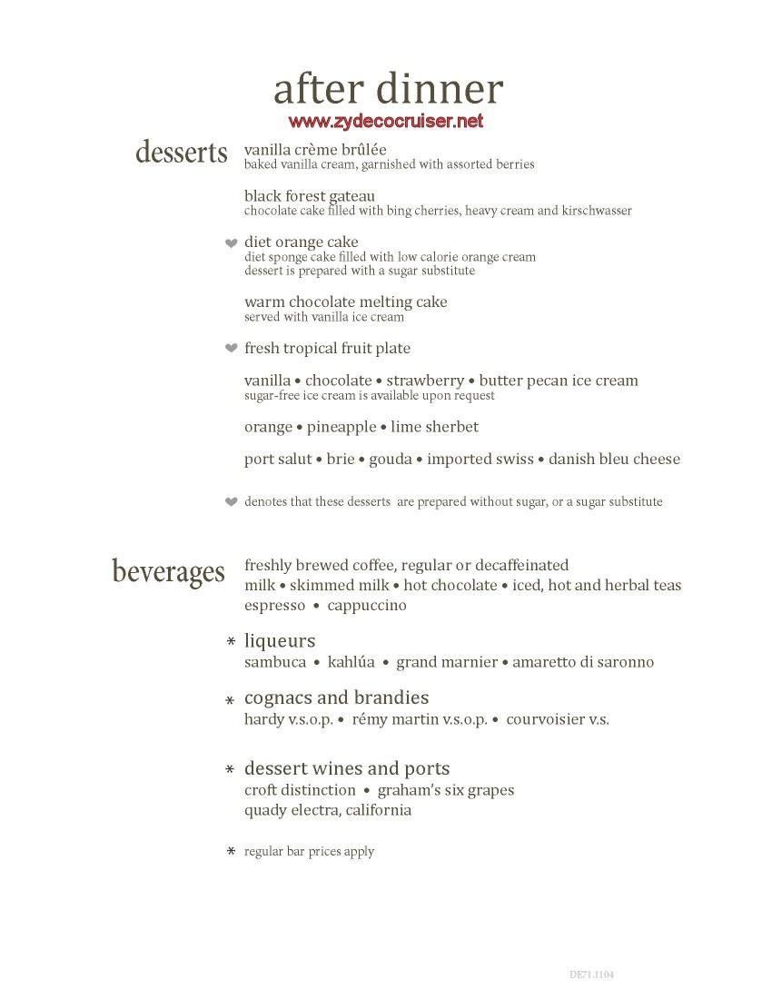 {Day 1} Dessert