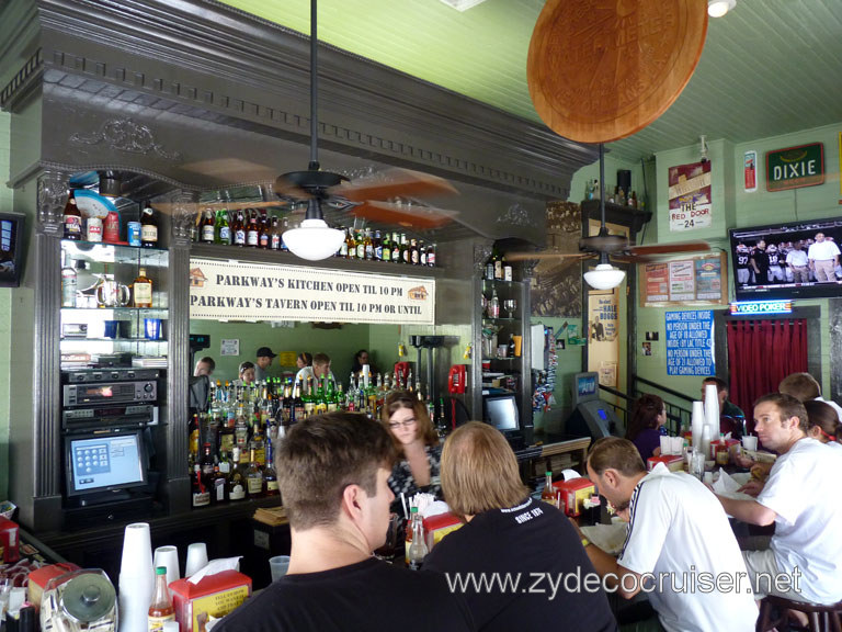 025: The tavern part of Parkway Bakery and Tavern, New Orleans, LA