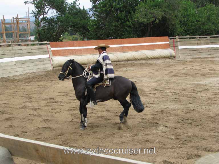 208: Carnival Splendor, 2009, Valparaiso-Santiago transfer, Wine, Horses, and Santiago tour, 