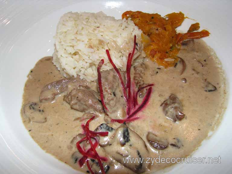 Beef Stroganoff, Carnival Splendor