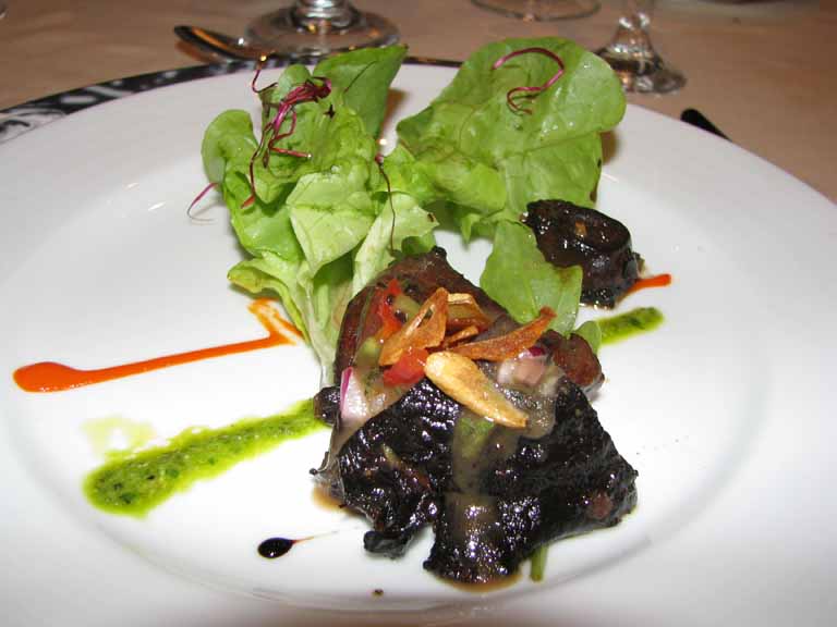 Portobello Mushroom and Mesclun Lettuce, Carnival Splendor