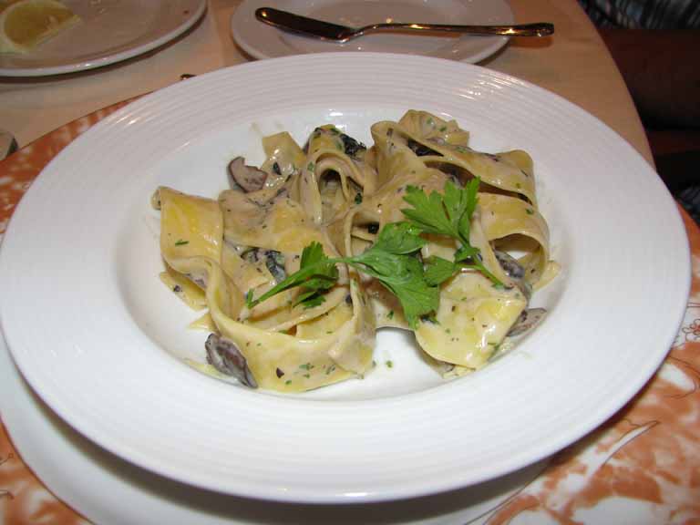 Pappardelle alla Forestale Starter, Carnival Splendor