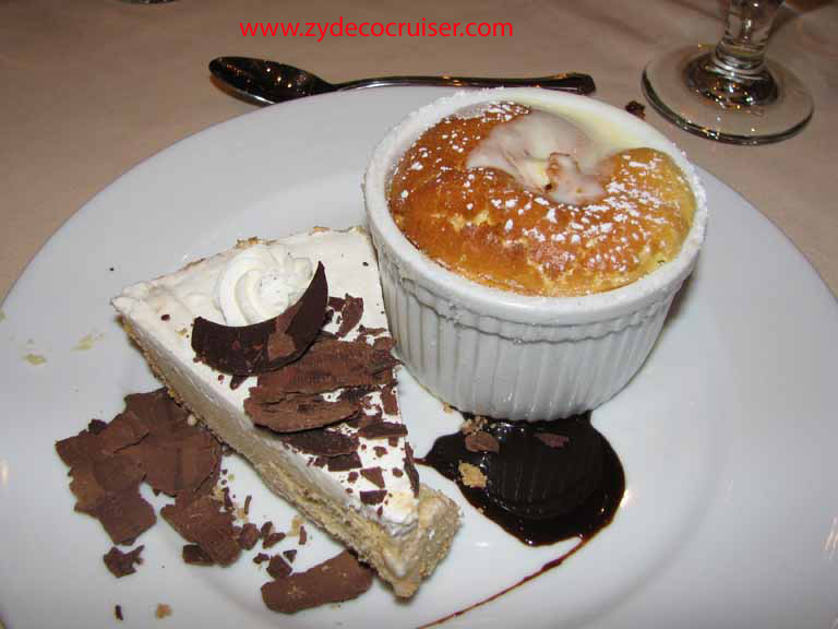 Cappuccino Pie and Grand Marnier Souffl , Carnival Splendor