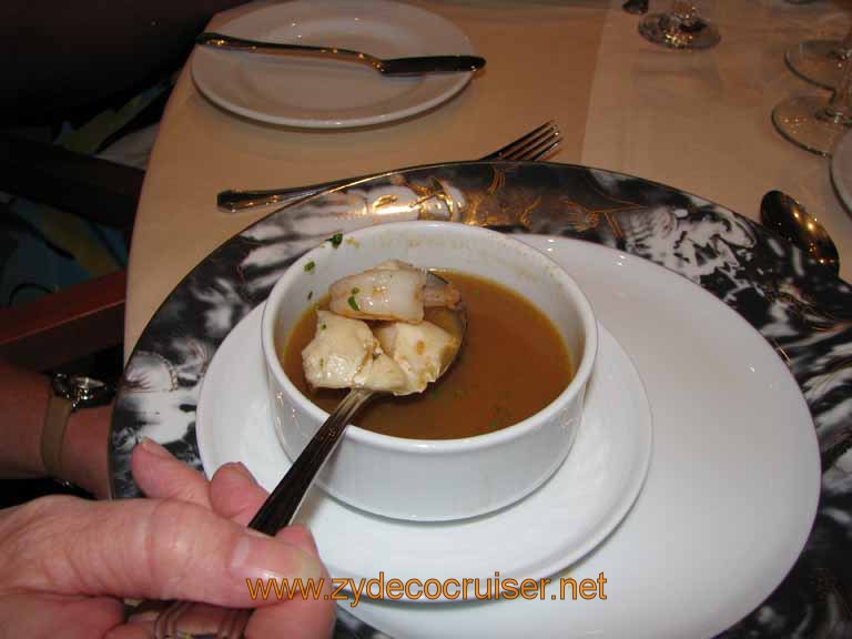 299: Carnival Splendor, Tallinn, Estonia, MDR Dinner, Bouillabaisse